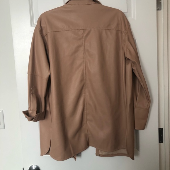 COPY - Faux leather Shacket - Picture 4 of 6